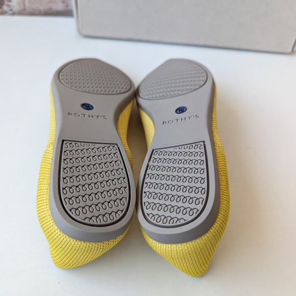 Rothy's Sunshine Yellow 'The Point' women's flats shoes - Picture 16 of 16